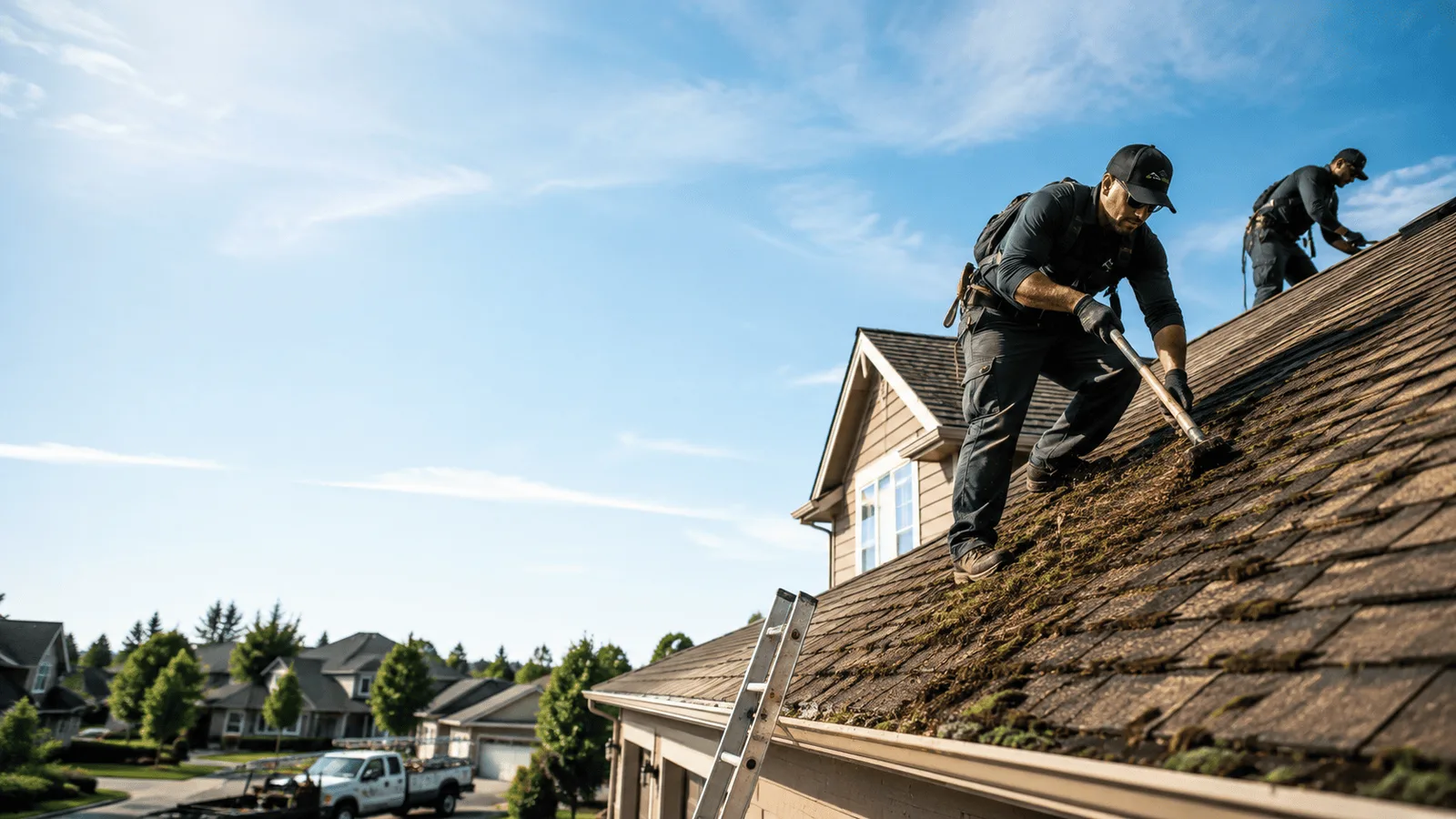 Roof Moss Removal in Nashville, IL near me